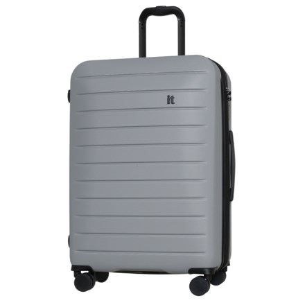 IT Luggage 27” Legion Spinner Suitcase - Hardside, Expandable, Silver in Silver