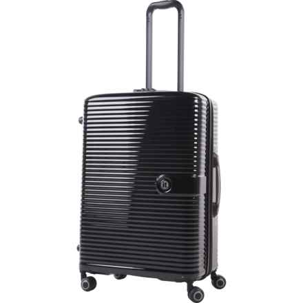 IT Luggage 27.2” Infinispin Spinner Suitcase - Hardside, Expandable, Black in Black