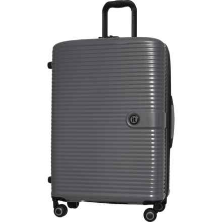 IT Luggage 27.2” Infinispin Spinner Suitcase - Hardside, Expandable, Charcoal Gray in Charcoal Gray