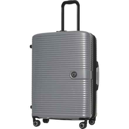 IT Luggage 27.4” Infinispin Spinner Suitcase - Hardside, Expandable, Charcoal in Charcoal