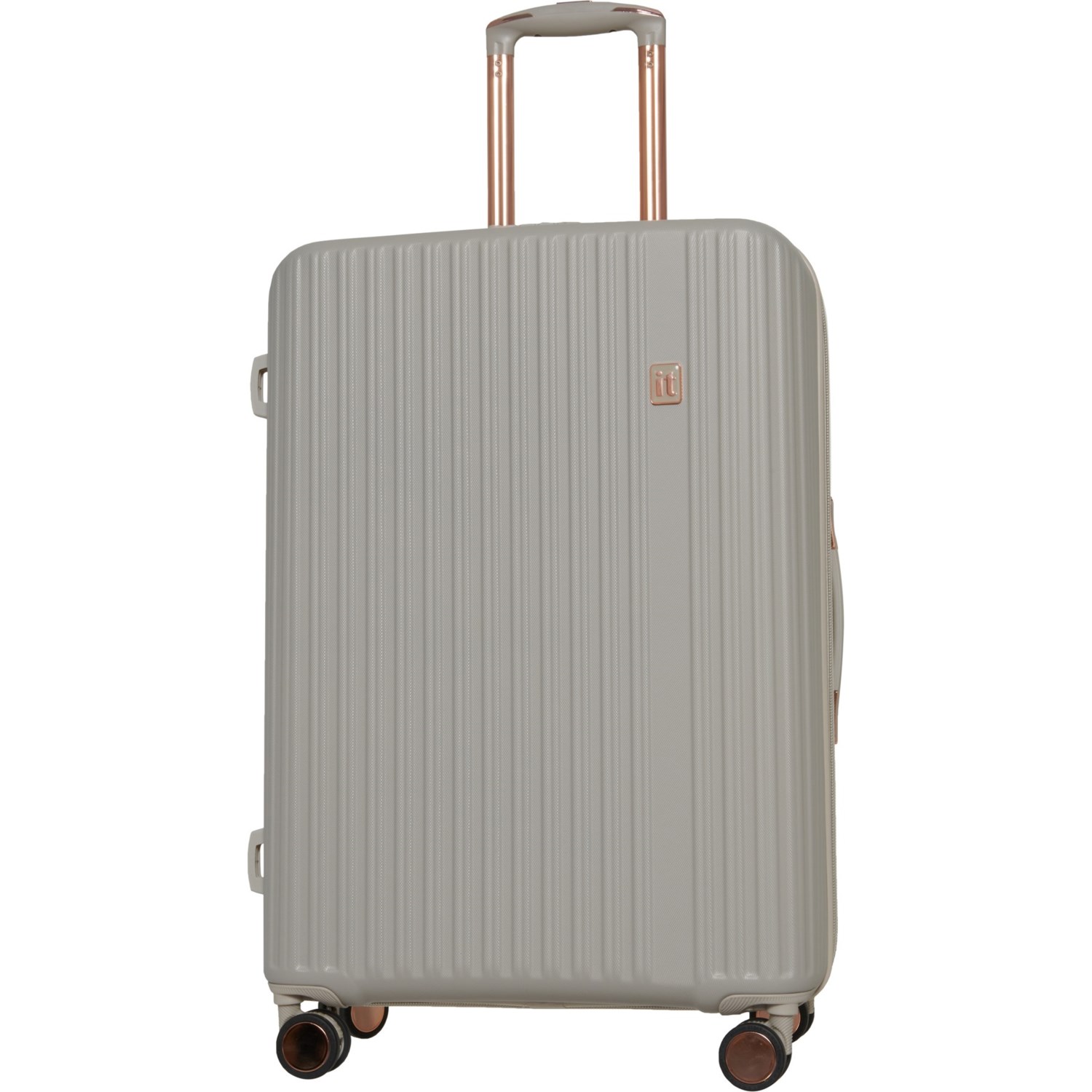 IT Luggage 27.4” Precursor Spinner Suitcase - Hardside, Expandable, Pumice Stone