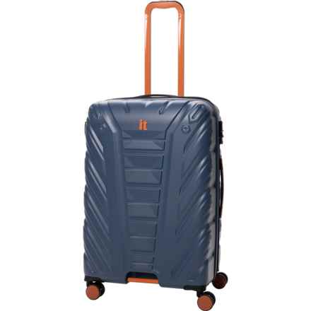 IT Luggage 27.6” Escalate Spinner Suitcase - Hardside, Expandable, Navy in Navy