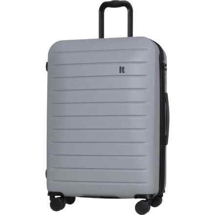 IT Luggage 27.6” Legion Spinner Suitcase - Hardside, Expandable, Silver in Silver