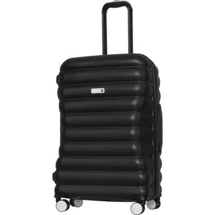 IT Luggage 27.8” Magnify Spinner Suitcase - Hardside, Expandable, Black in Black
