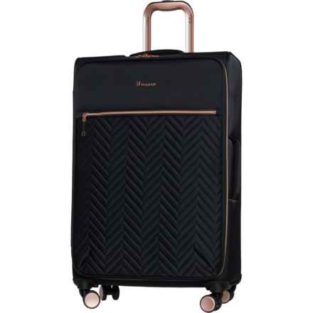 IT Luggage 28” Bewitching Spinner Suitcase - Softside, Black in Black
