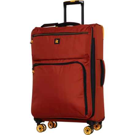 IT Luggage 28” Compartment Spinner Suitcase - Softside, Expandable, Brown in Brown