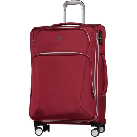 IT Luggage 28” Expectant Spinner Suitcase - Softside, Expandable, Red in Red