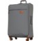 IT Luggage 28” Fusional Spinner Suitcase - Softside, Expandable, Steel Skin in Steel Skin