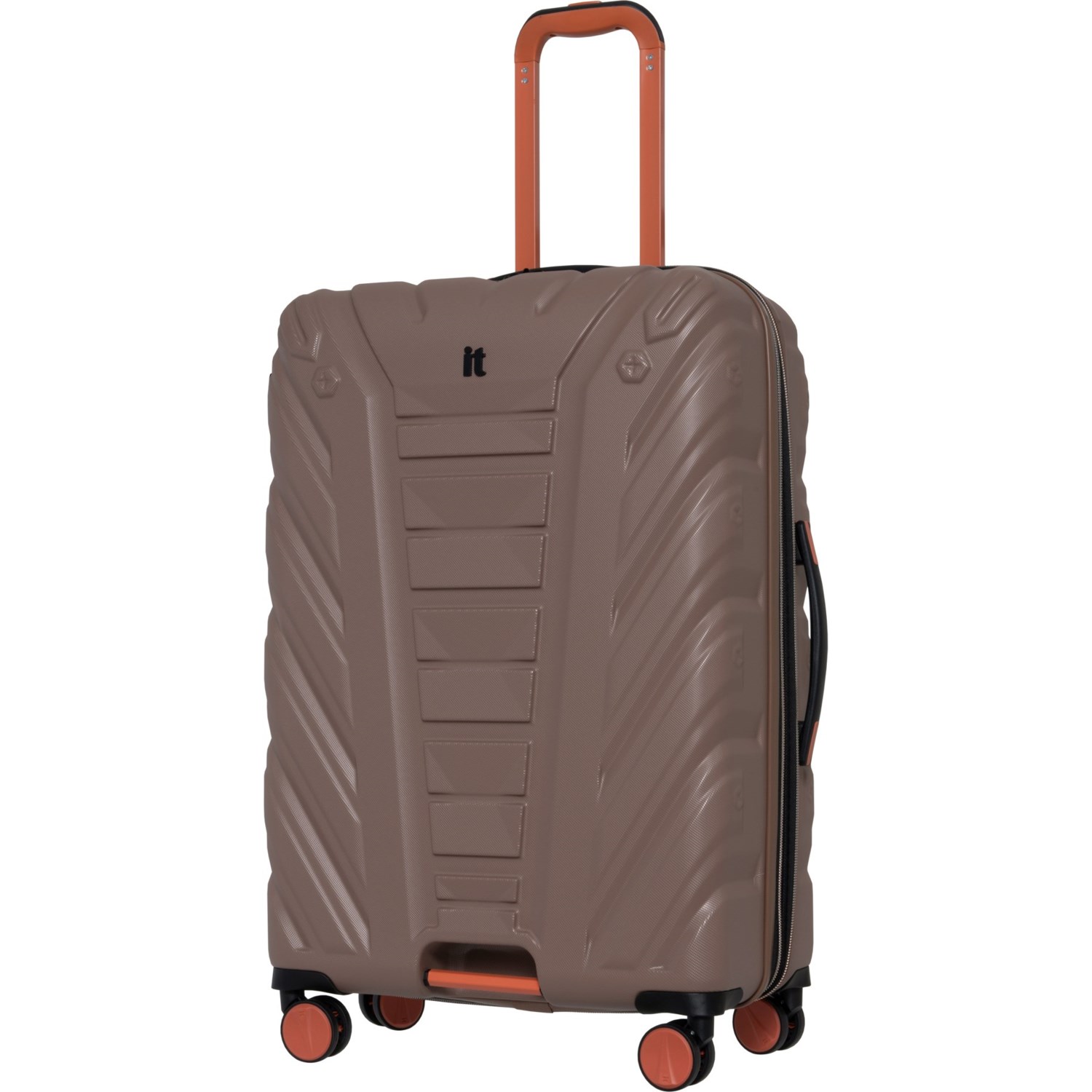 IT Luggage 28.1” Escalate Expedition Spinner Suitcase - Hardside, Expandable, Brownie