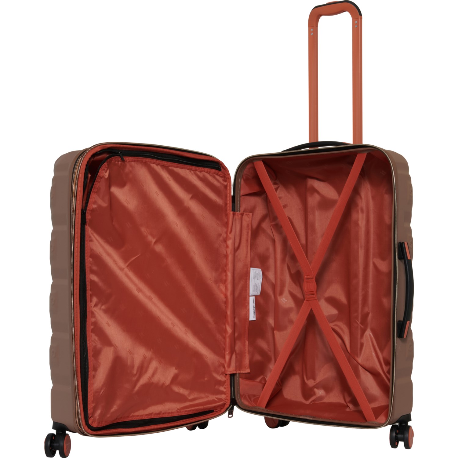 IT Luggage 28.1” Escalate Spinner Suitcase Hardside, Expandable, Brown Save 42