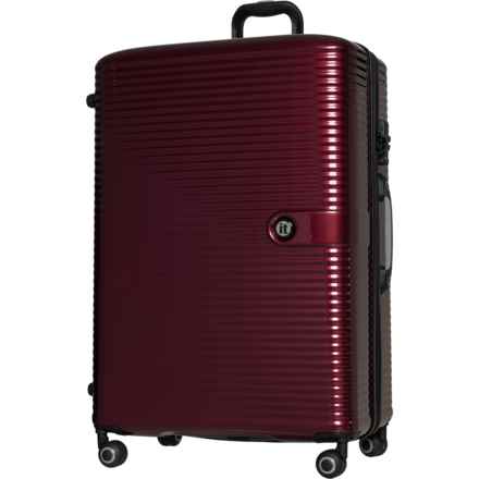 IT Luggage 31” Helixian Spinner Suitcase - Hardside, Expandable, Wine Red in Wine Red