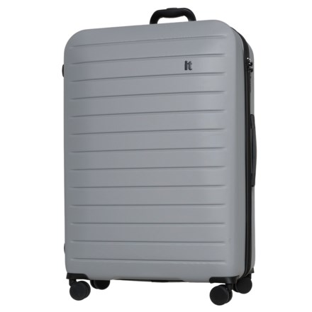 IT Luggage 31” Legion Spinner Suitcase - Hardside, Expandable, Silver in Silver