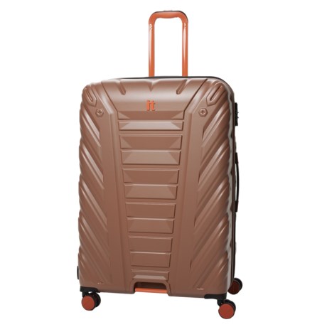 IT Luggage 31.5” Escalate Spinner Suitcase - Hardside, Expandable, Brown in Brown