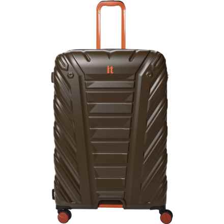 IT Luggage 31.5” Escalate Spinner Suitcase - Hardside, Expandable, Dark Olive in Dark Olive