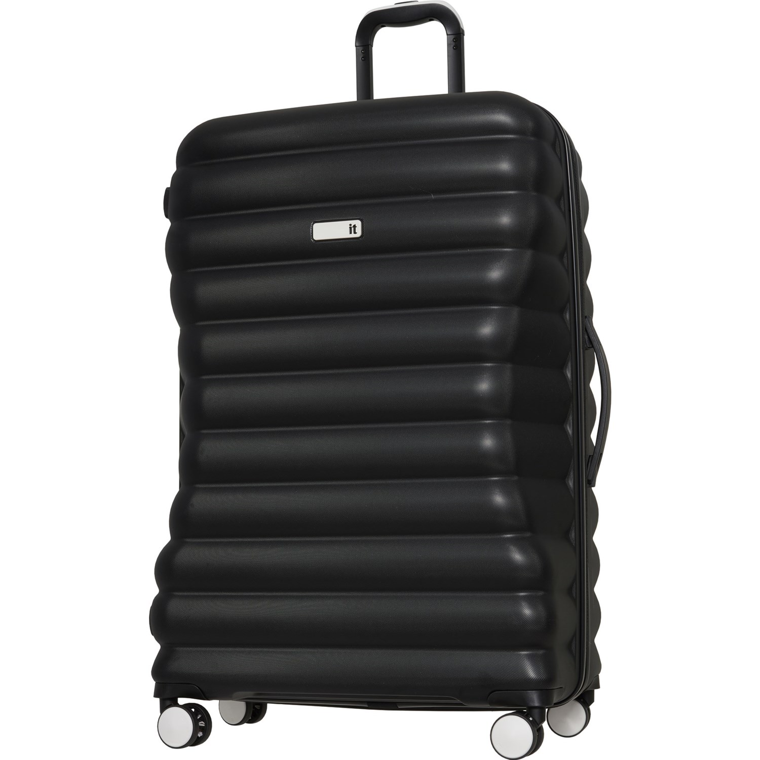 IT Luggage 31.7” Magnify Spinner Suitcase Hardside, Expandable, Black Save 62