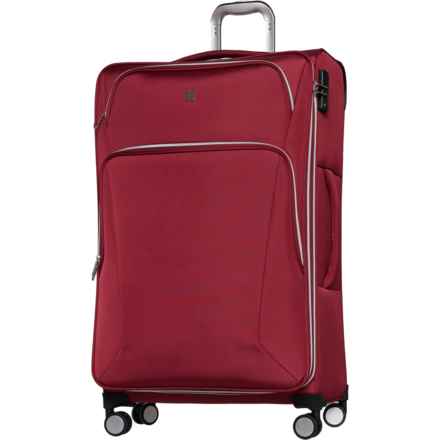 IT Luggage 31.9” Expectant Spinner Suitcase - Softside, Expandable, Red in Red