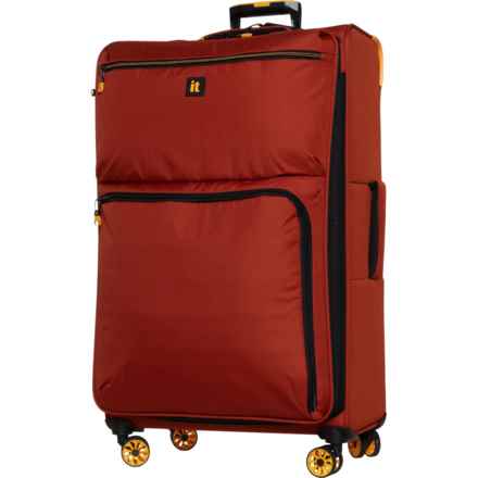IT Luggage 32” Compartment Spinner Suitcase - Softside, Expandable, Brown in Brown