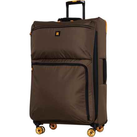 IT Luggage 32” Compartment Spinner Suitcase - Softside, Expandable, Falcon Haze in Falcon Haze