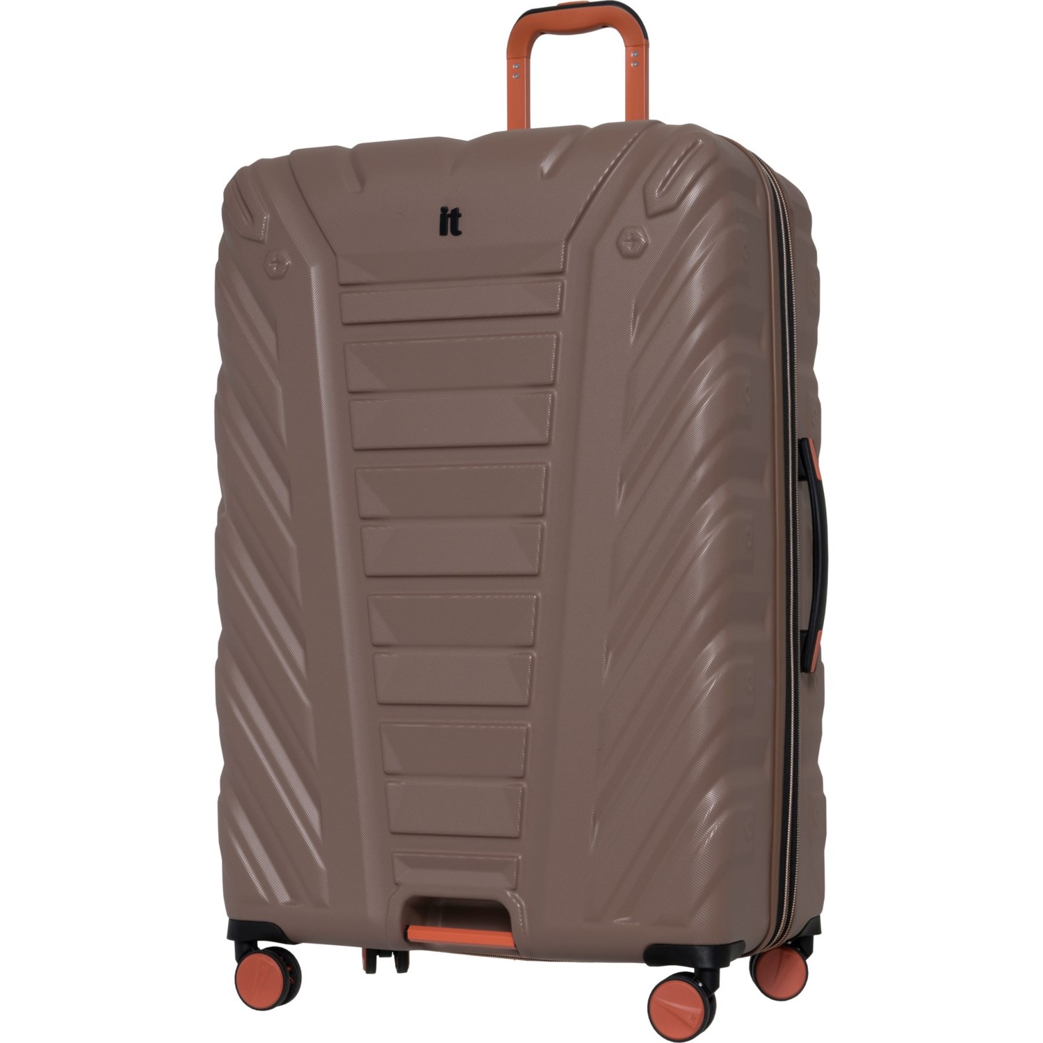 IT Luggage 32.1” Escalate Expedition Spinner Suitcase - Hardside, Expandable, Brownie