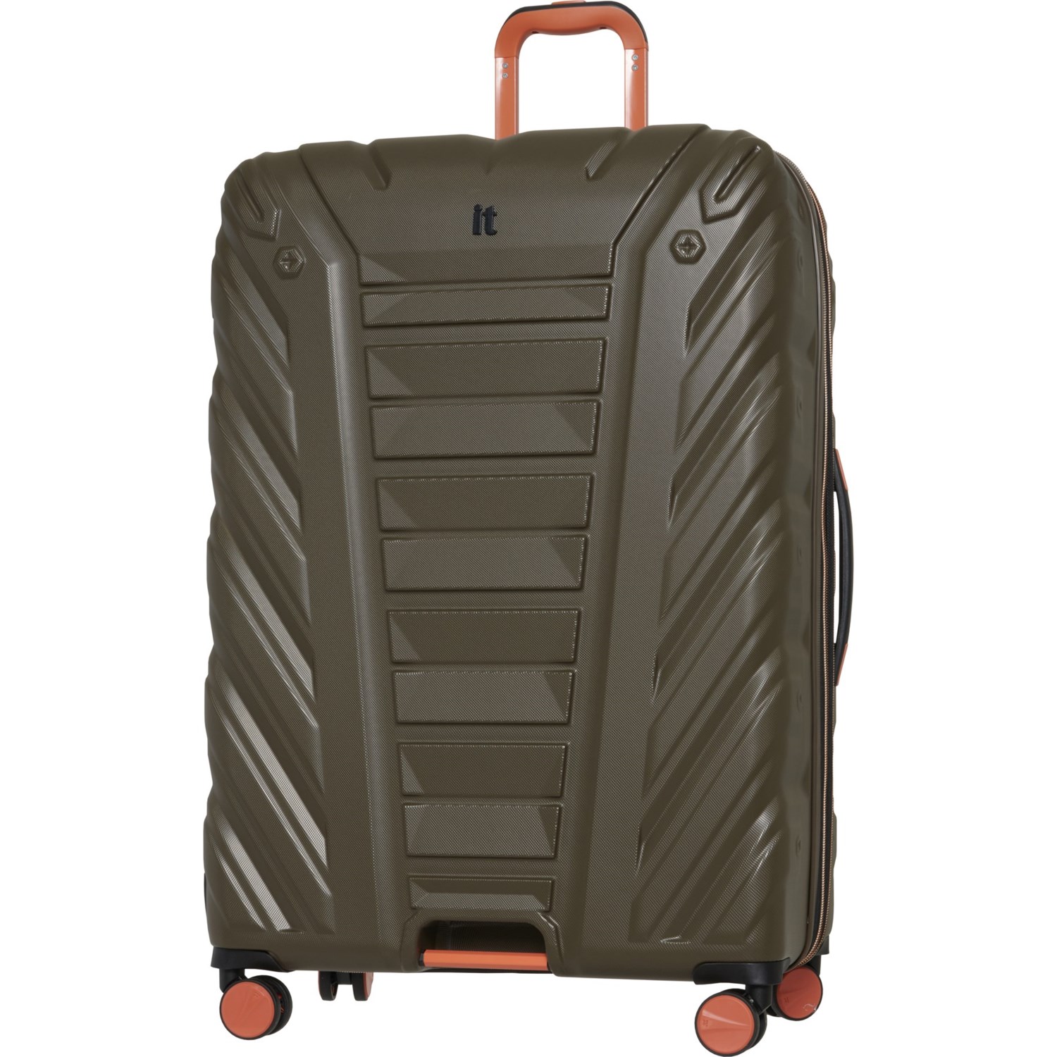 IT Luggage 32.1” Escalate Spinner Suitcase Hardside, Expandable, Dark Olive Save 31