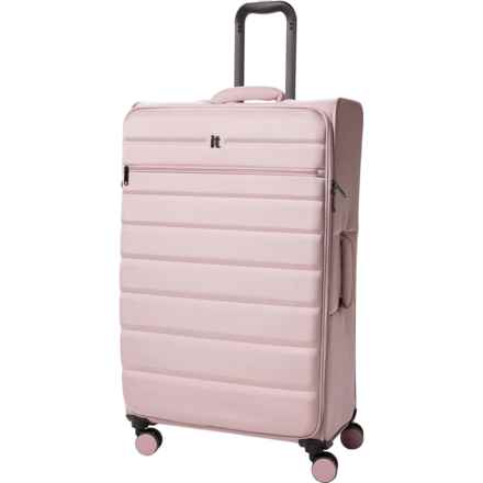 IT Luggage 33” Census Spinner Suitcase - Softside, Soft Pink in Soft Pink