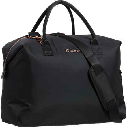 IT Luggage Charmer Weekender Duffel Bag - Black in Black