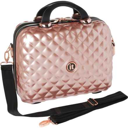 IT Luggage Glitzy Hardside Vanity Case - Rose Gold in Rose Gold