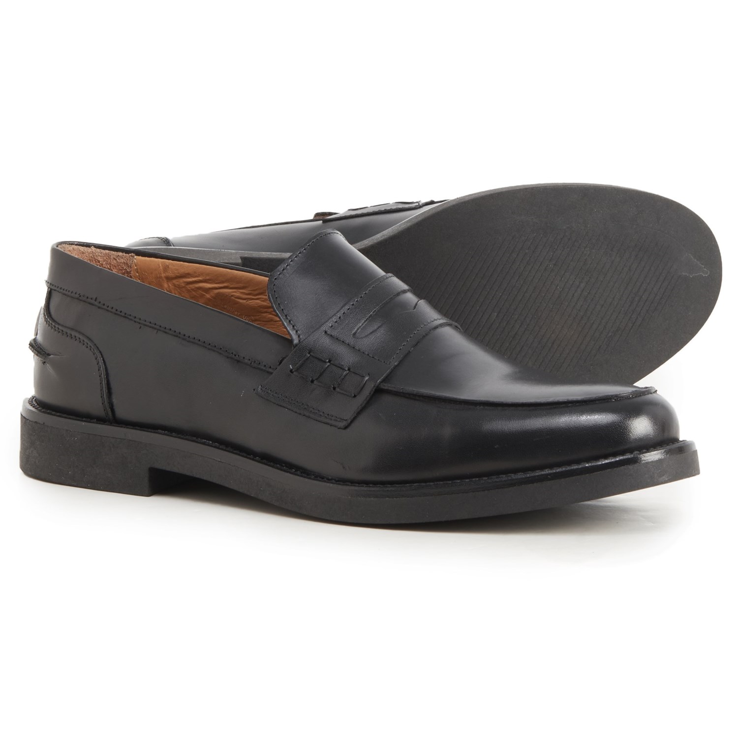 ITALIA DIFFERENCE Made in Italy Penny Loafers - Leather (For Men)