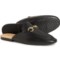 ITALIAN SHOEMAKERS LEATHER COLLECTION Made in Italy Elara Mule Shoes - Leather (For Women) in Black Leather