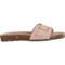 6DPKN_2 ITALIAN SHOEMAKERS LEATHER COLLECTION Made in Italy Spencer Big Buckle Sandals - Suede (For Women)