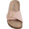 6DPKN_5 ITALIAN SHOEMAKERS LEATHER COLLECTION Made in Italy Spencer Big Buckle Sandals - Suede (For Women)
