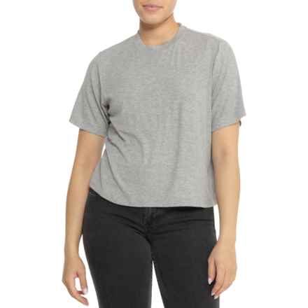 IVL Oversized T-Shirt - Short Sleeve in Heather Grey