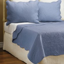 Ivy Hill Home Cooper Paisley Quilt Set - Full-Queen in Heritage Blue - Overstock