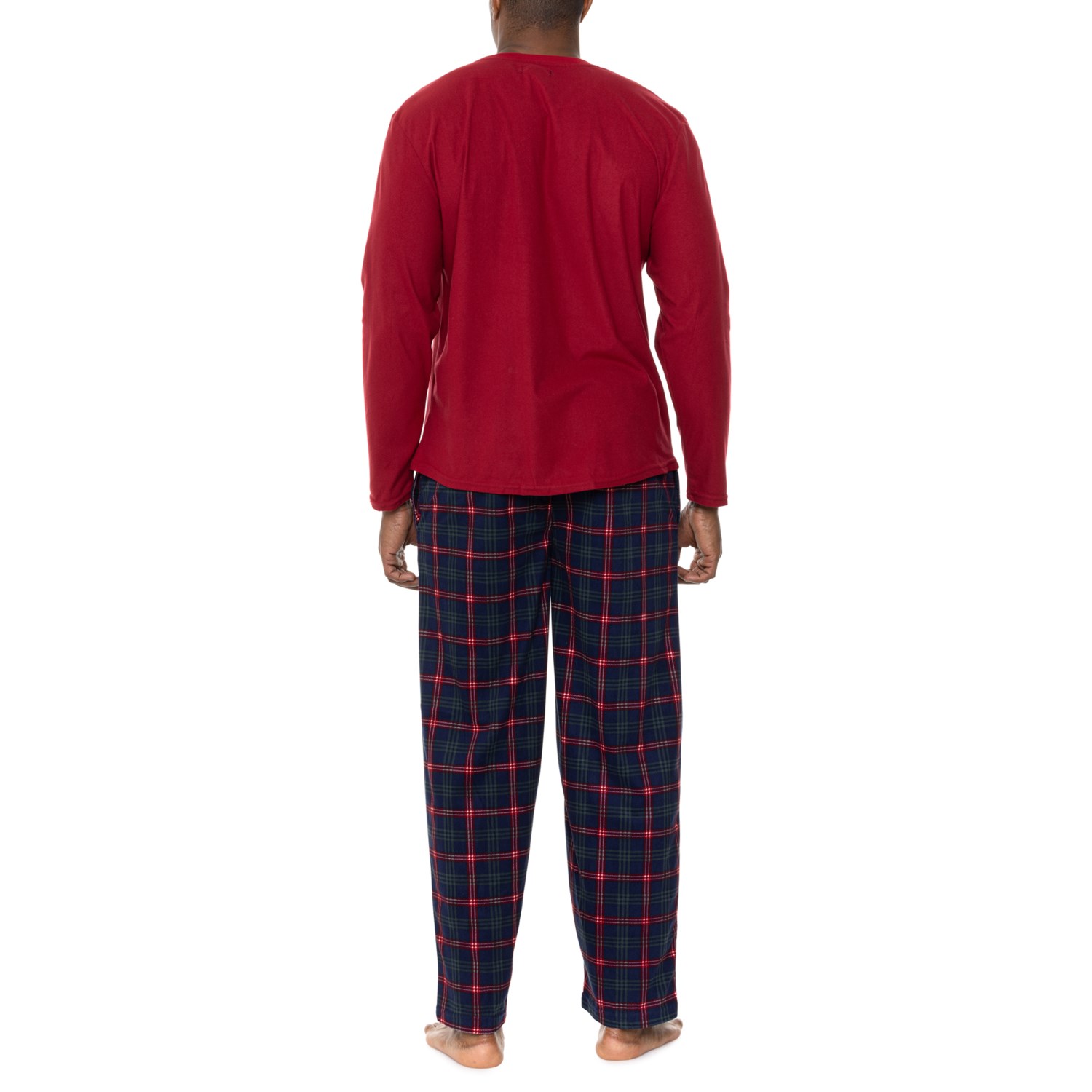 IZOD Flannel Fleece Pajamas - Long Sleeve - Save 75%