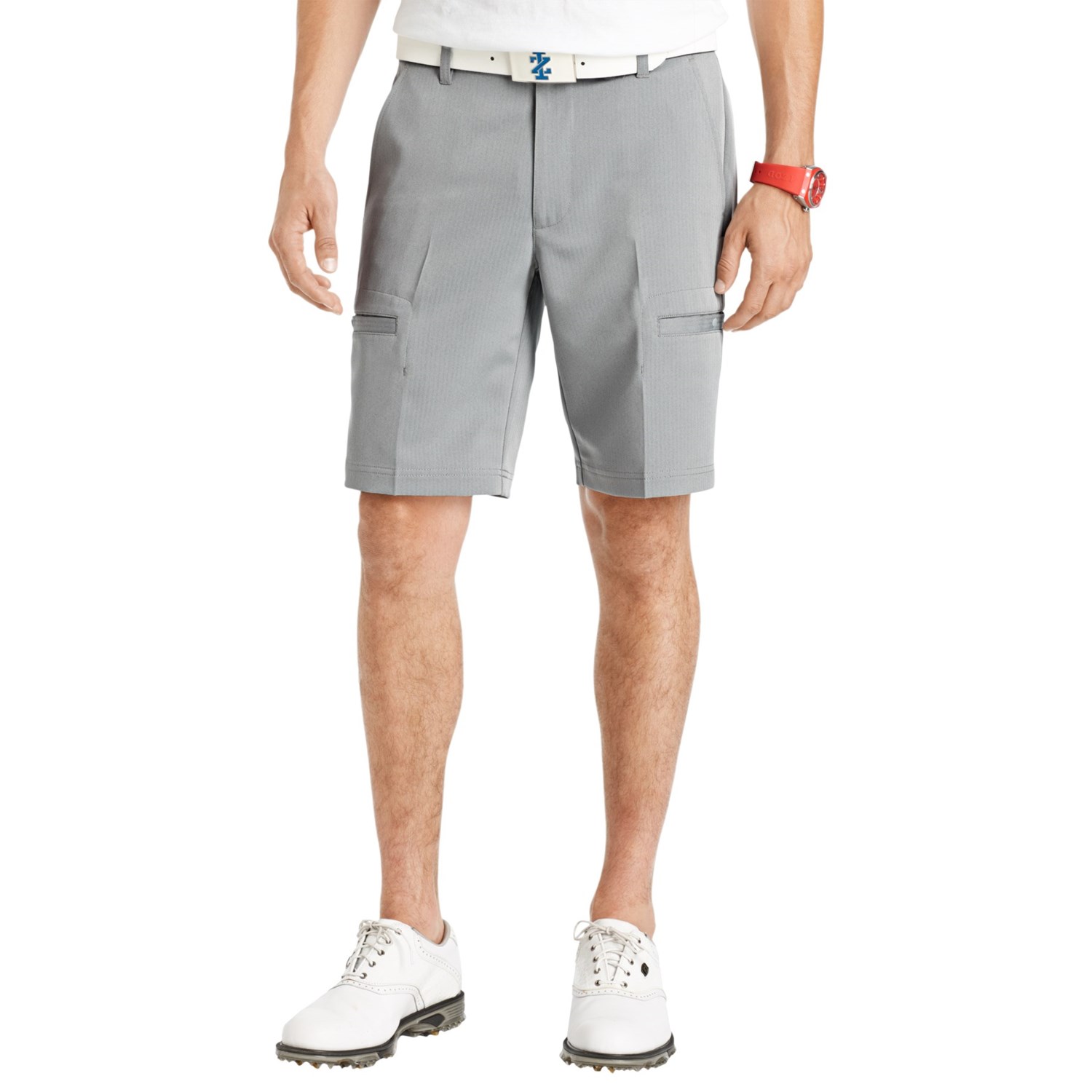 IZOD Herringbone Cargo Golf Shorts (For Men) - Save 61%