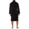 2JRTR_2 IZOD Shawl Collar Fleece Lounge Robe - Long Sleeve