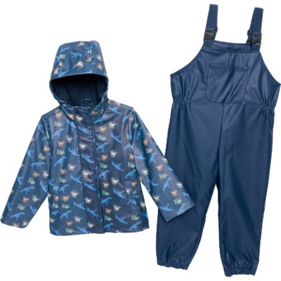 IZOD Toddler Boys Rain Jacket and Bibs Set Save 62