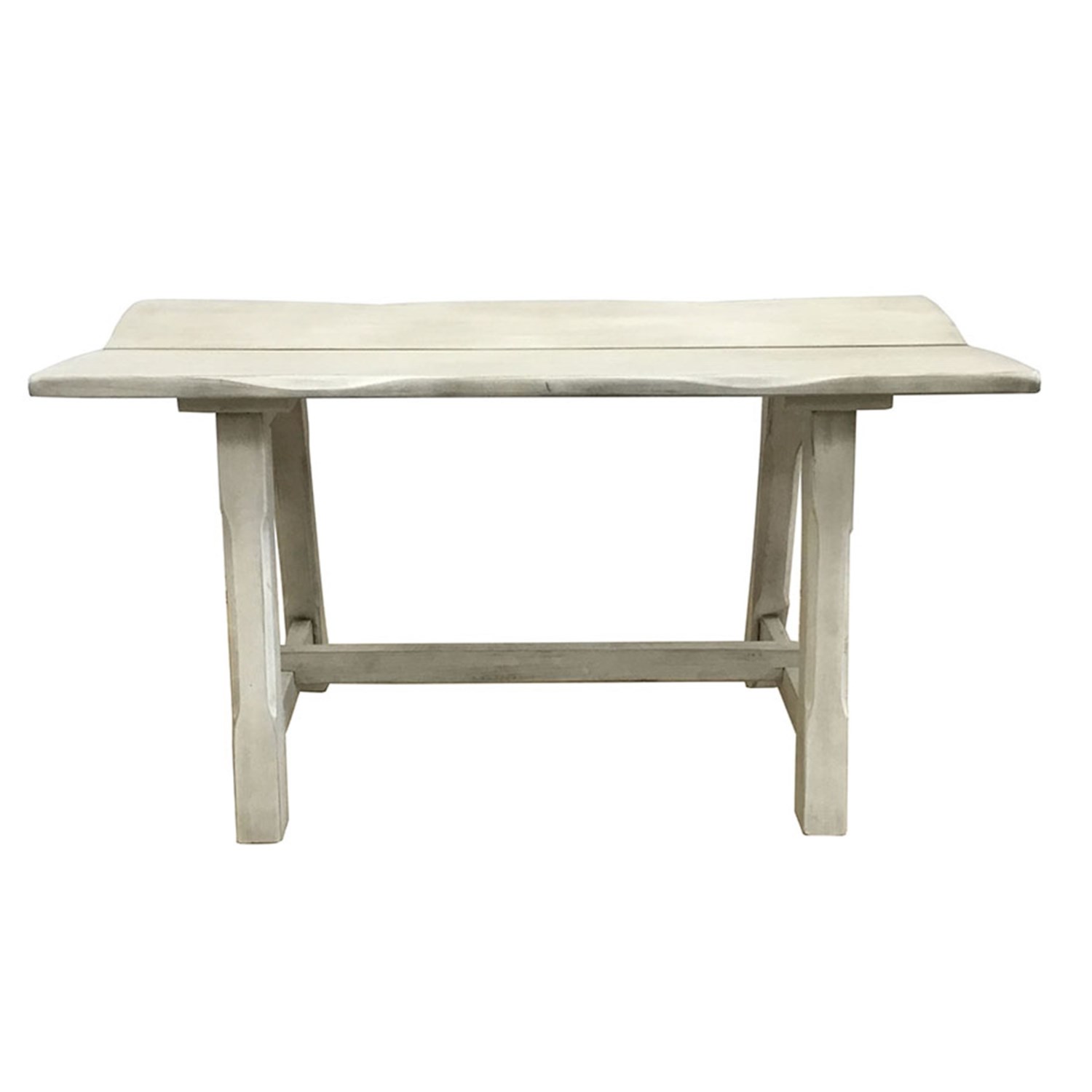 J Hunt GreyWashed Acacia Live Edge Bench 32x14x17” Save 33