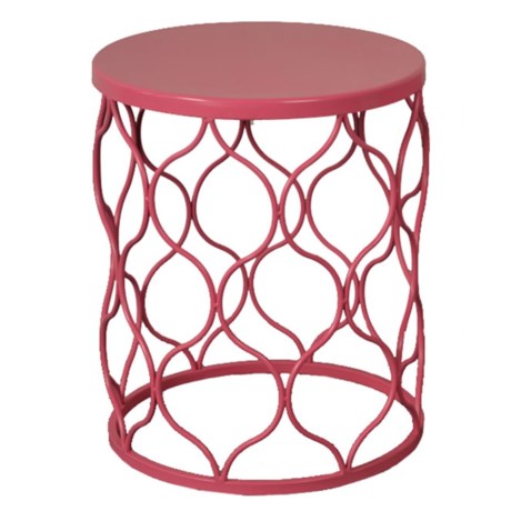 J Hunt Small Pink Metal Garden Stool 13x16 5 Save 30 J Hunt Small Pink Metal Garden Stool 13x16 5 In