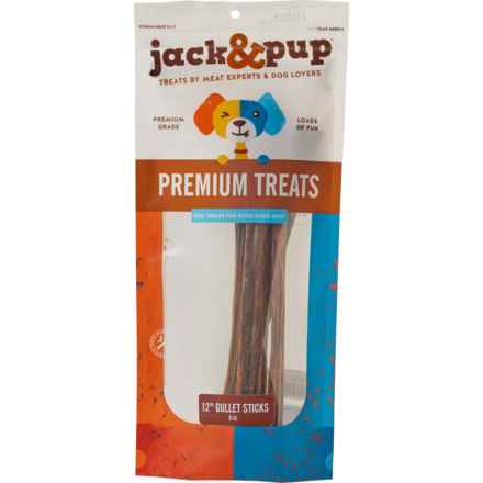 JACK & PUP Gullet Sticks Dog Treats - 5-Pack in Multi