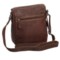 642AD_3 Jack Georges Voyager Collection Horseshoe Buffalo Leather Crossbody Bag (For Women)