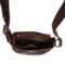 642AD_4 Jack Georges Voyager Collection Horseshoe Buffalo Leather Crossbody Bag (For Women)