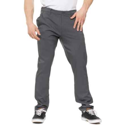Jack Nicklaus Flat Front Active Waist Pants - UPF 50 in Asphalt