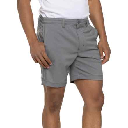 Jack Nicklaus Flat Front Active Waist Shorts - UPF 50, 7” in Quiet Shade