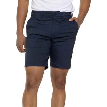 Jack Nicklaus Flat Front Active Waist Shorts - UPF 50, 9” in Classic Navy