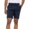 Jack Nicklaus Flat Front Active Waist Shorts - UPF 50, 9” in Classic Navy