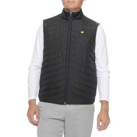 Jack Nicklaus Quilted Puffer Vest - Insulated in Caviar