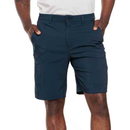 Jack Nicklaus Solid Active Flex Golf Shorts - UPF 50, 9” in Classic Navy
