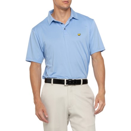 Jack Nicklaus Tradewinds Textured Polo Shirt - UPF 40, Short Sleeve in Bel Air Blue