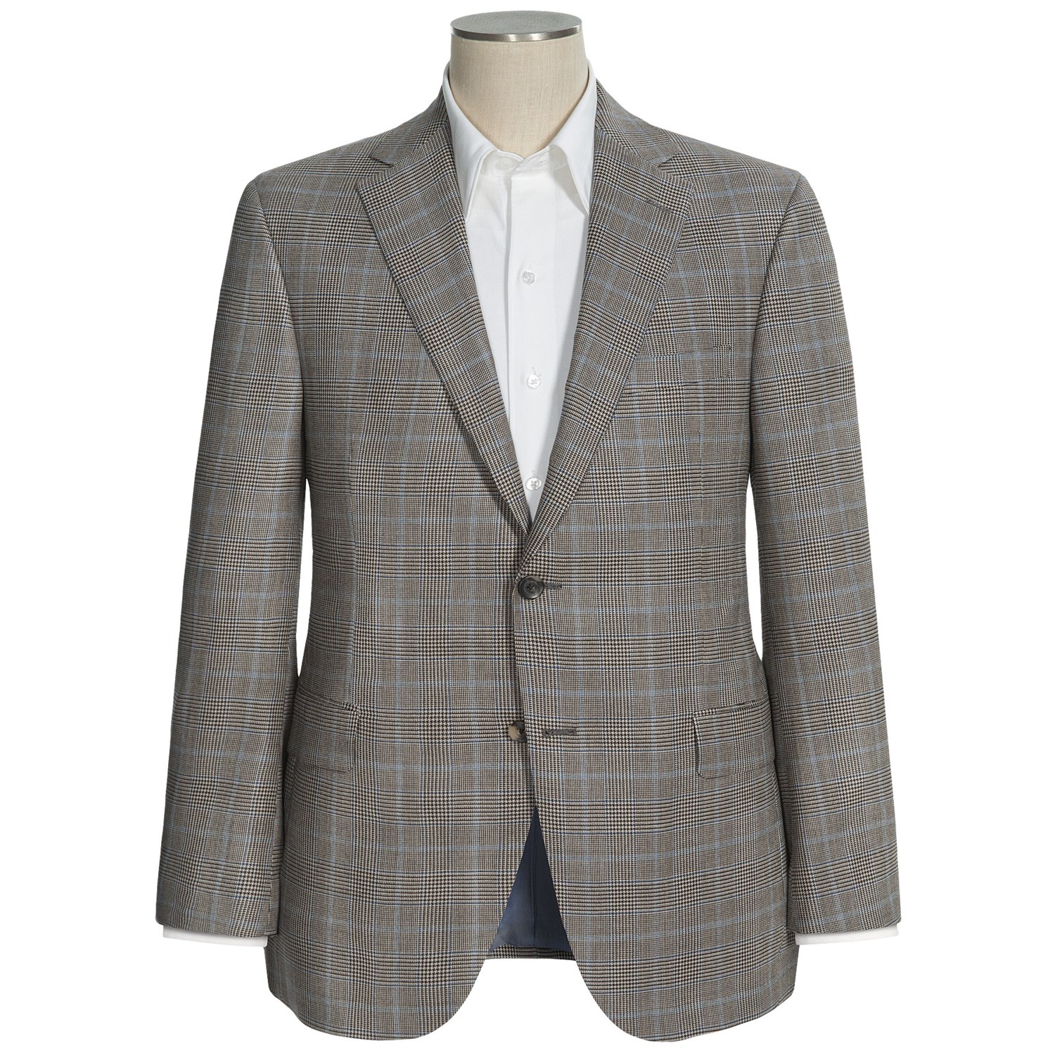 Jack Victor Classic Glen Plaid Sport Coat - Loro Piana Wool (For Men)